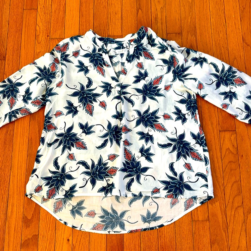 Carve designs organic cotton tunic with v neck